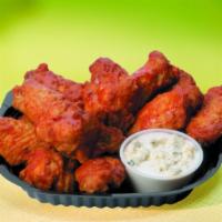 Fried Wings · Served with choice of dressing of Bleu Cheese or Ranch