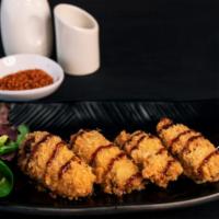 Fried Oysters  ·  Panko breaded fried oysters.(5 pcs)
