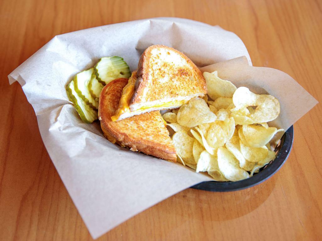Grilled Cheese Sandwich · American cheese grilled to a melt on Thick Vienna bread