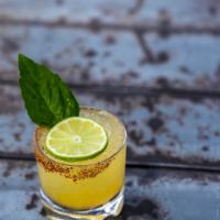 Passion Fruit Margarita · Must be 21 to purchase. Lime, Passionfruit, Monte Alban Tequila and Patron Citronge. 8 oz