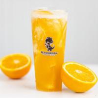 Orange You A-Peeling  · FRESH California oranges paired with fragrant green tea for a light, bright and tangy juicin...