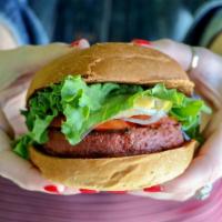 Beyond Burger · Our beyond burger with a vegan patty. So good you'd swear you're eating our original burger!.