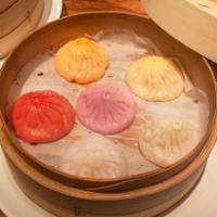 Colorful Xiao Long Bao  · (6 pieces) w. Pork