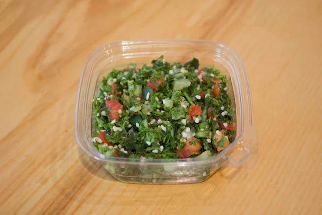 Tabbouleh · House-made blend of parsley, red onion, tomato, bulgur, lemon juice and spices