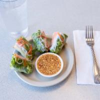 4. Fresh Spring Rolls · 2 pieces. Rice noodles and vegetables wrapped in rice paper served with sweet and sour sauce...