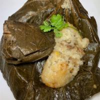 Sticky Rice and Pork in Lotus Leaf（珍珠雞） · 2pc