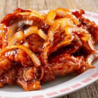 Pork Chop with Peking Sauce 京都排骨 · With rice