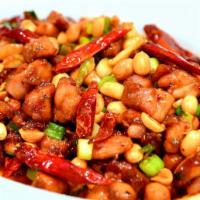Kung pao chicken 宫保鸡丁 · with rice