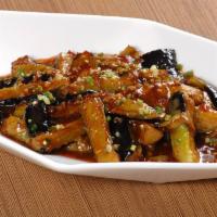 Chicken with eggplant  茄子鸡 · With rice 