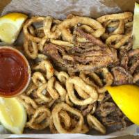 Fried Calamari · Battered crispy calamari fried to perfection.
