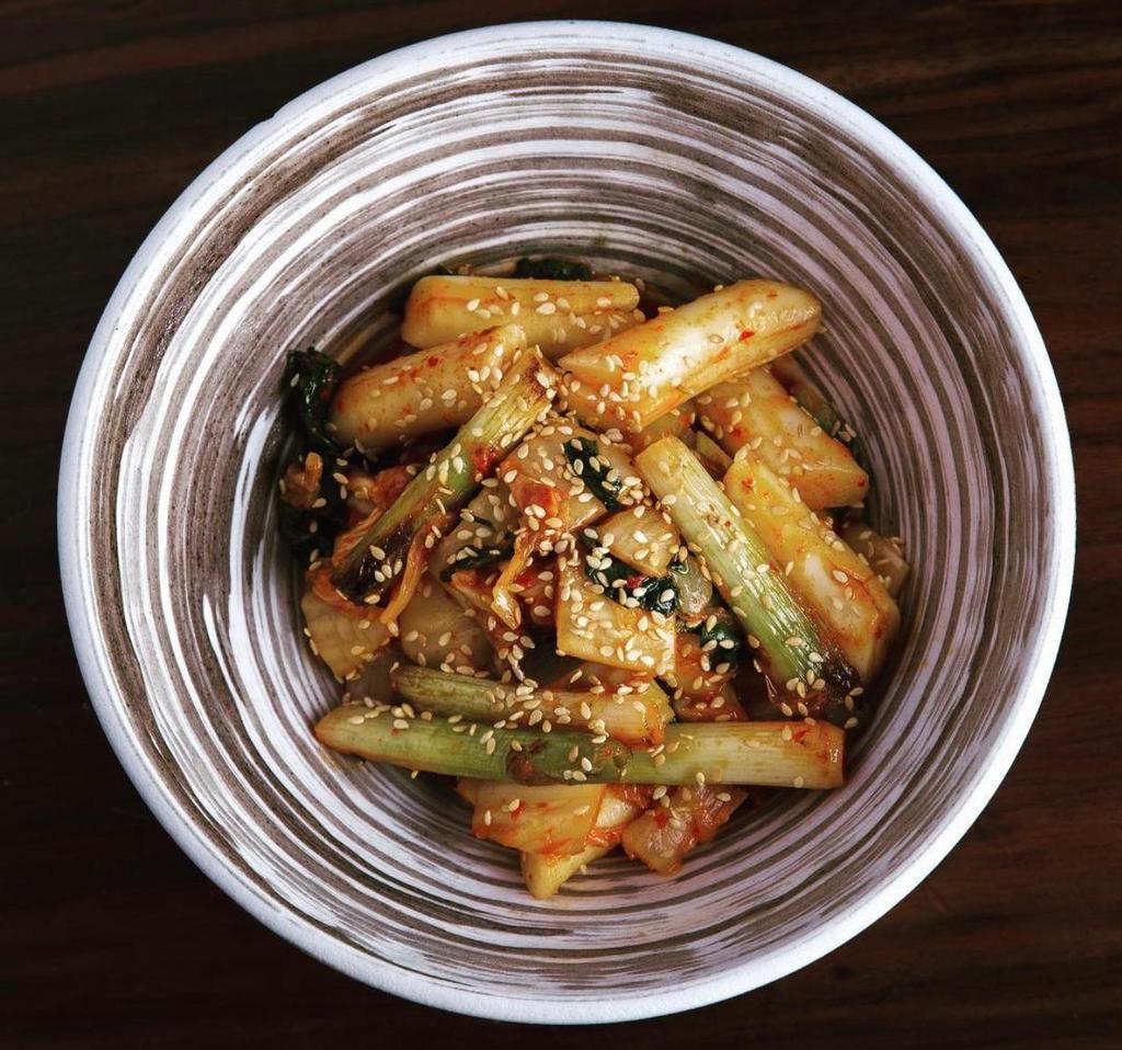 Stir Fry Dok Boki · Ssam-Jang Sauce, Onions, Chives