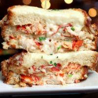 Grilled Cheese Sandwich · •*  Grilled Cheese  
 Lobster & Crab /White Cheddar, Gruyere, jack and parmesan  blended  ch...