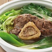 Nilagang Bulalo · Beef shank soup.