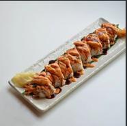 Shrimp & Shrimp Roll · Fried shrimp, shrimp, green leaf, mayonnaise, spicy source, eel source, seaweed.