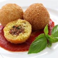 Rice balls · Comes 4 pices with one side marinara sauce