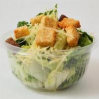 Caesar salad · Romaine lettuce,fresh parmigiana,cherry tomato,croutons