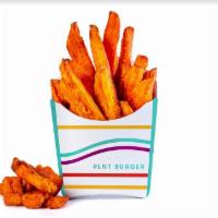 Sweet Potato Crinkles · Wavy Sweet Potato Wedges, Tossed in Bloomie Spice, Served with your choice of Snack Sauce