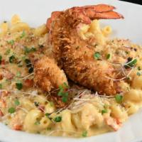 Fried Lobster Mac & Cheese · 5oz lobster tail, cavatappi pasta, lobster cheese sauce