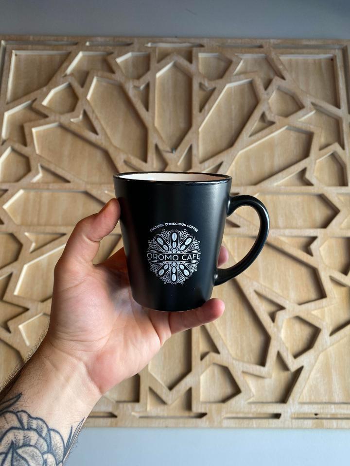 Oromo Cafe Ceramic Mug 12 oz · 
