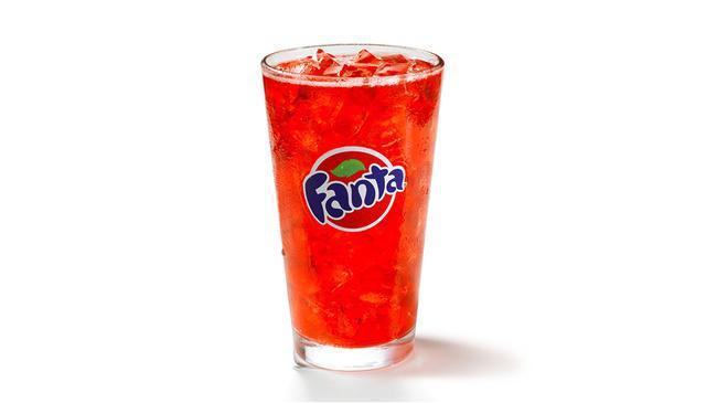 Fanta® Strawberry (30 oz.) · Make sure every bite gets a big sip of deliciousness when you order a large fountain drink.