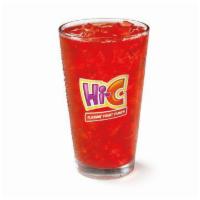 Hi-C® Flashin’ Fruit Punch  · Make sure every bite gets a big sip of deliciousness when you order a large fountain drink.