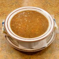 Homemade Soups · Daily Soups= Beef Barley, Lemon Rice, Chicken Noodle, French Onion, Tomato Florentine. Pleas...