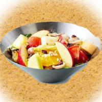 Seafood and Fruit Salad · Variety of chopped fruit.