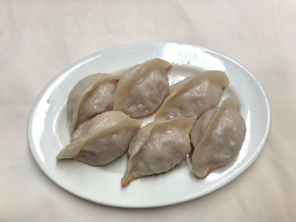 Shanghai Pan Fried Pork Dumpling（锅贴） · 6 pieces.