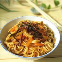 Dry Shrimp & Scallion Noodle（葱油拌面） · 