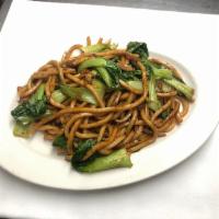 Shanghai Sauteed Udon（粗炒面） · Cooked in oil or fat over heat.