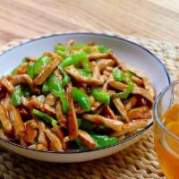 Shredded Pork with Dry Bean Curd & Chilly（小椒香干肉丝） · Hot & spicy.