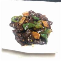 Sauteed Beef with Oyster Sauce（蚝油牛肉） · 