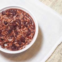 Black Beans and Rice · 10oz bowl of black beans an rice.