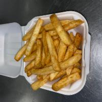 French Fries · Thick cut classic french fries made crispy and fresh for every order. Sprinkled with your ch...