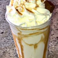 Salted Caramel · Salted Caramel ice cream, blended with more caramel, then topped with whipped cream, caramel...