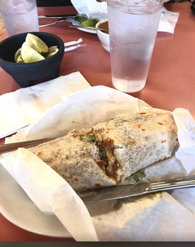 Burrito Regular  · Choice from meat options Asada, Shredded Chicken, Al Pastor and toppings onions, cilantro and salsa  also comes with rice and beans 