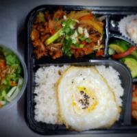 Jeyook Spicy Pork Bento Box · Spicy Pork Bento Box