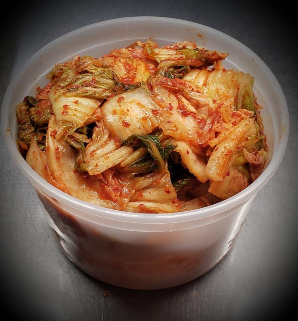 kimchi · 64oz container of traditional cabbage kimchi (Mak Kimchi)