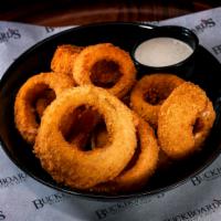Onion Rings · Served with House Made Ranch.