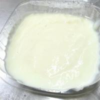 Firnee · Rice pudding, made by boiling milk and sugar.
