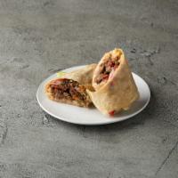 21. Carne Asada Burrito · Includes beans, cheese, cilantro, and onion.