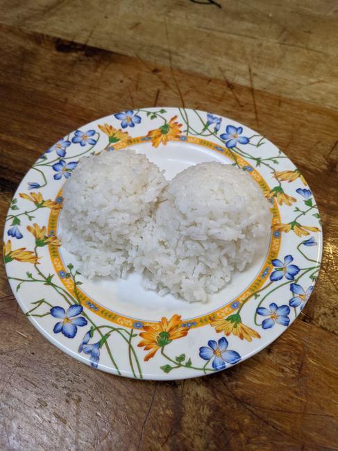Side of Steamed Rice · 2 Scoops Steamed White Rice