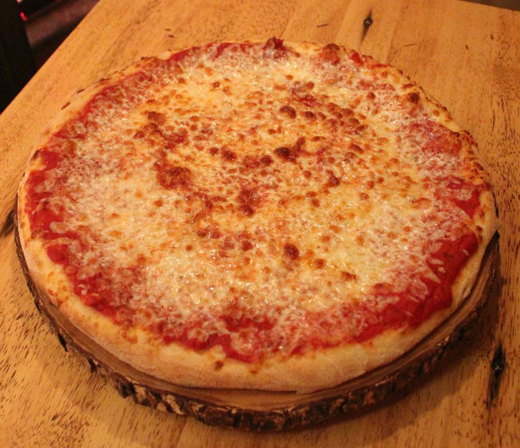 Cheese Pizza · Crushed Tomato, Mozzarella, Fresh Grated Parm