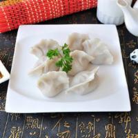 #09. Seafood and Pork Dumpling · 6 pieces.