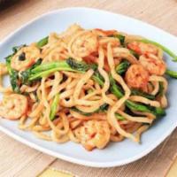 #50. Shrimp Udon · Thick wheat flour noodles.