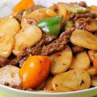 #60. Rice Cake with Shredded Beef · 