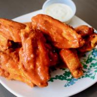 Fresh Buffalo Wings · Served with a choice of dressing.