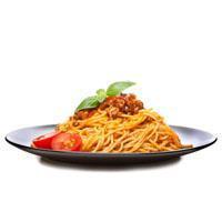 Spaghetti with Tomato Sauce Dinner · Served with side salad with garlic bread.