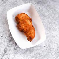 Individual Chicken Tender · Marinated in a bit of buttermilk, spiced with our signature dry rub, hand-battered, and frie...