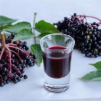 Pressed Shot · Elderberry.